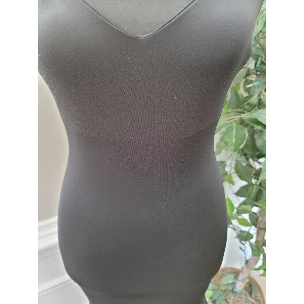 Iris Basic Women Solid Black Polyester Vneck Slee… - image 3